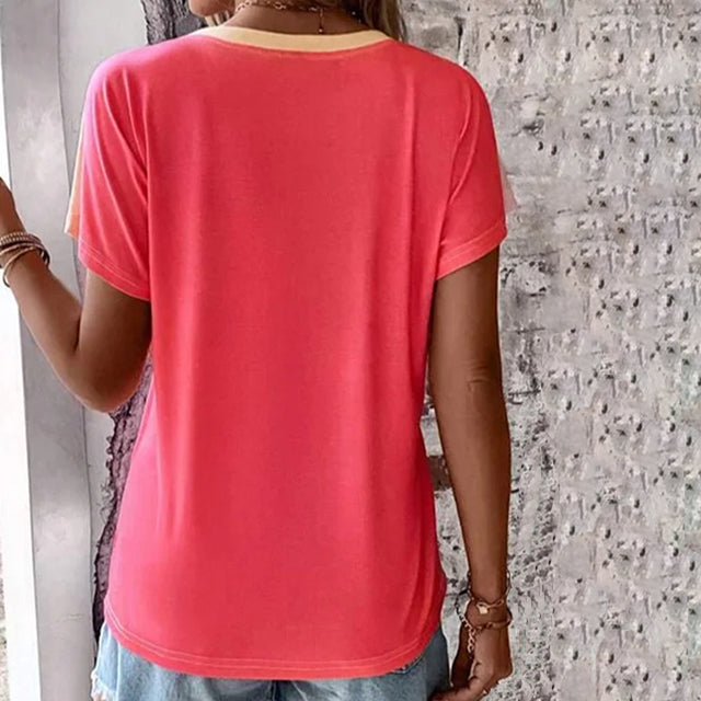 Blouse Dégradée Décontractée