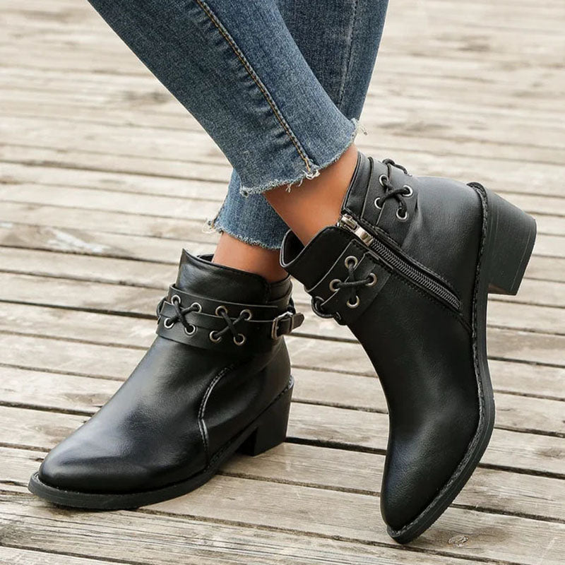 Bottes Vintage À Bout Pointu