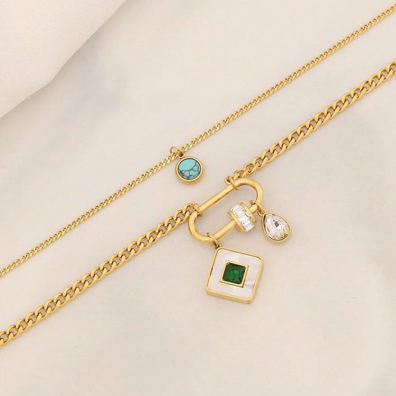 Collier Pendentif Bohème Vintage