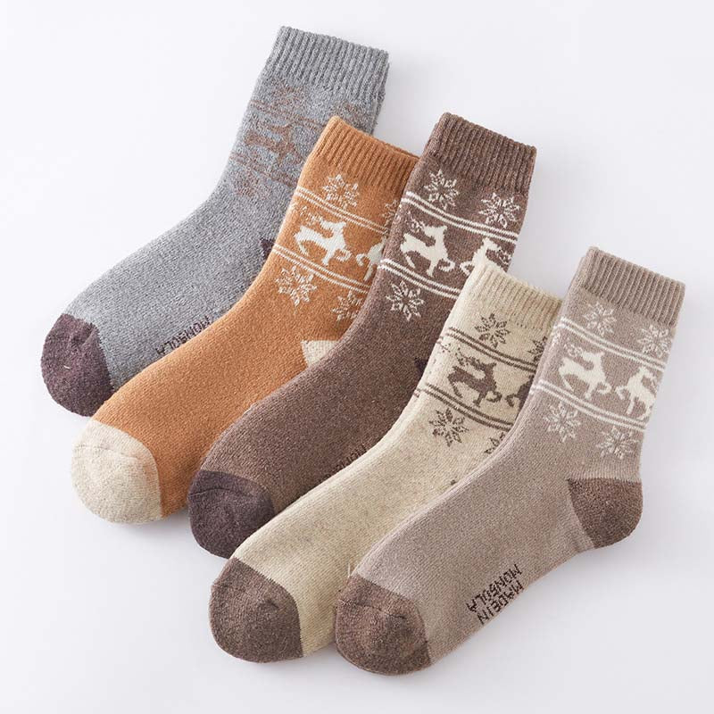 Lot De 5 Paires De Chaussettes Vintage