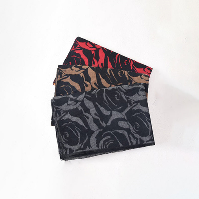 Écharpe Vintage À Imprimé Floral