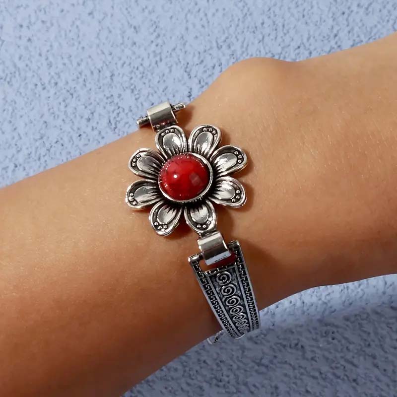 Bracelet Floral Bohème Vintage