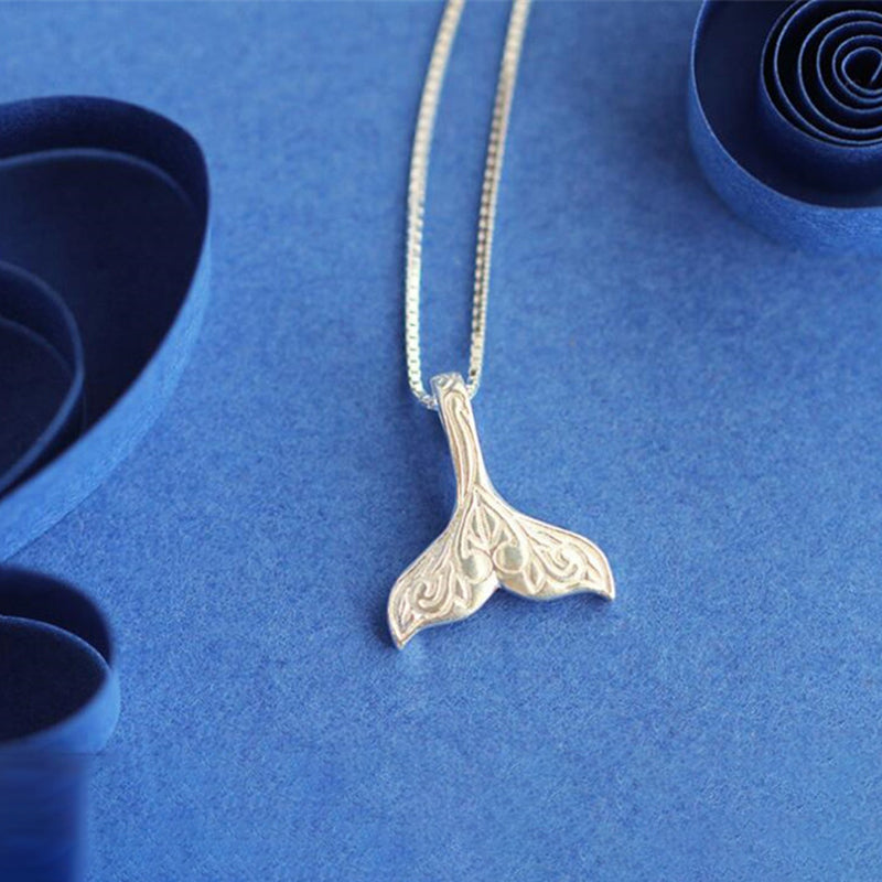 Collier Pendentif Queue De Poisson Bohème