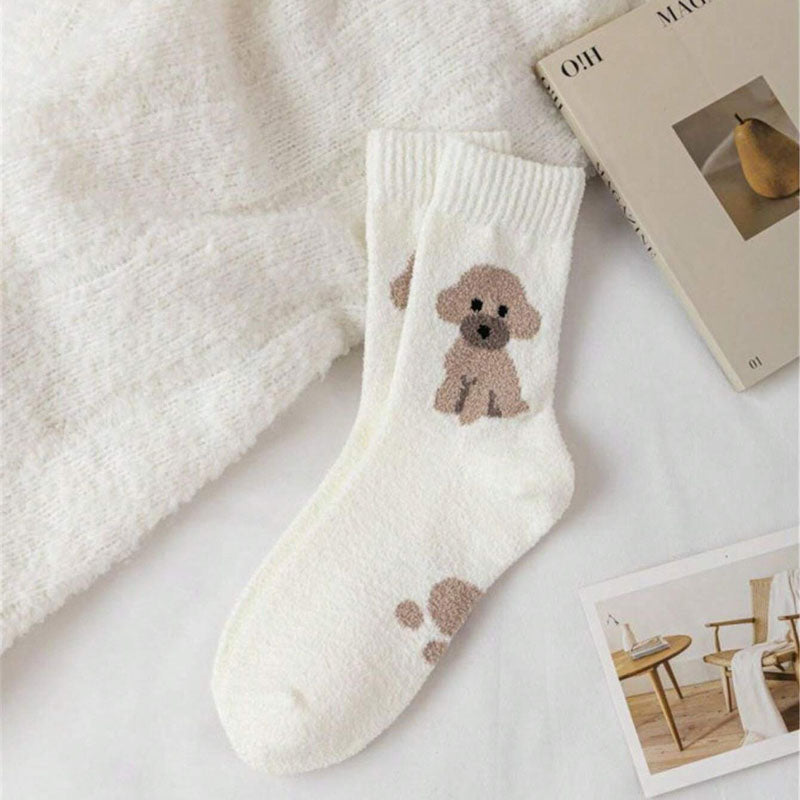 Chaussettes Décontractées Chien De Dessin Animé