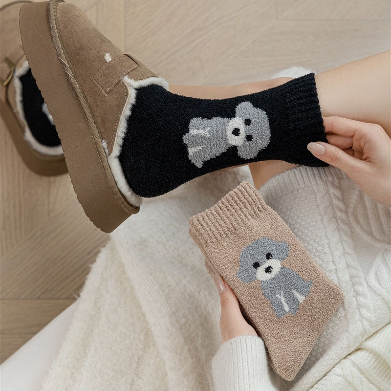 Chaussettes Décontractées Chien De Dessin Animé