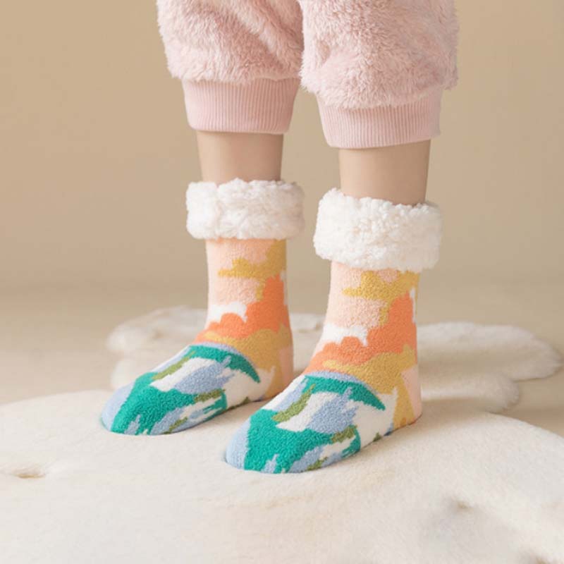 Chaussettes Chaudes En Peluche